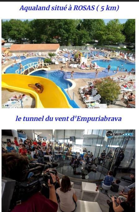 Le Canola Empuriabrava Port - 45M2 - Vue Piscine - Plage Centrale 500M- Parking Prive Gratuit Eksteriør billede